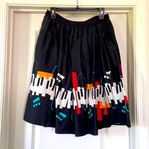 🎹 🎶 Skirt- ModCloth Collective- Size L 🎹🎶